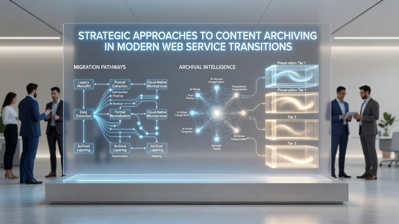 Strategic Approaches to Content Archiving in Modern Web Service Transitions
